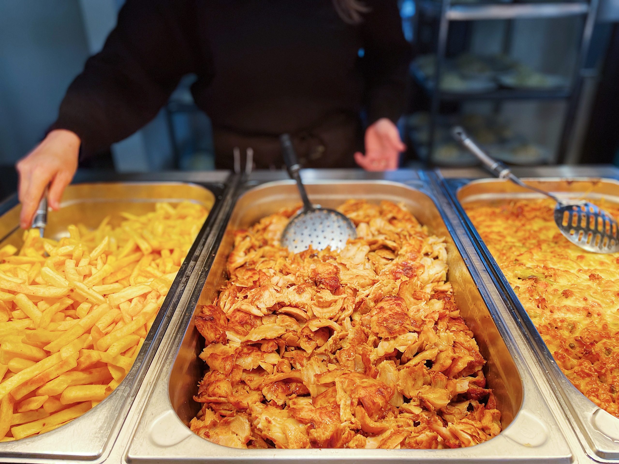 Döner Ausgabe
