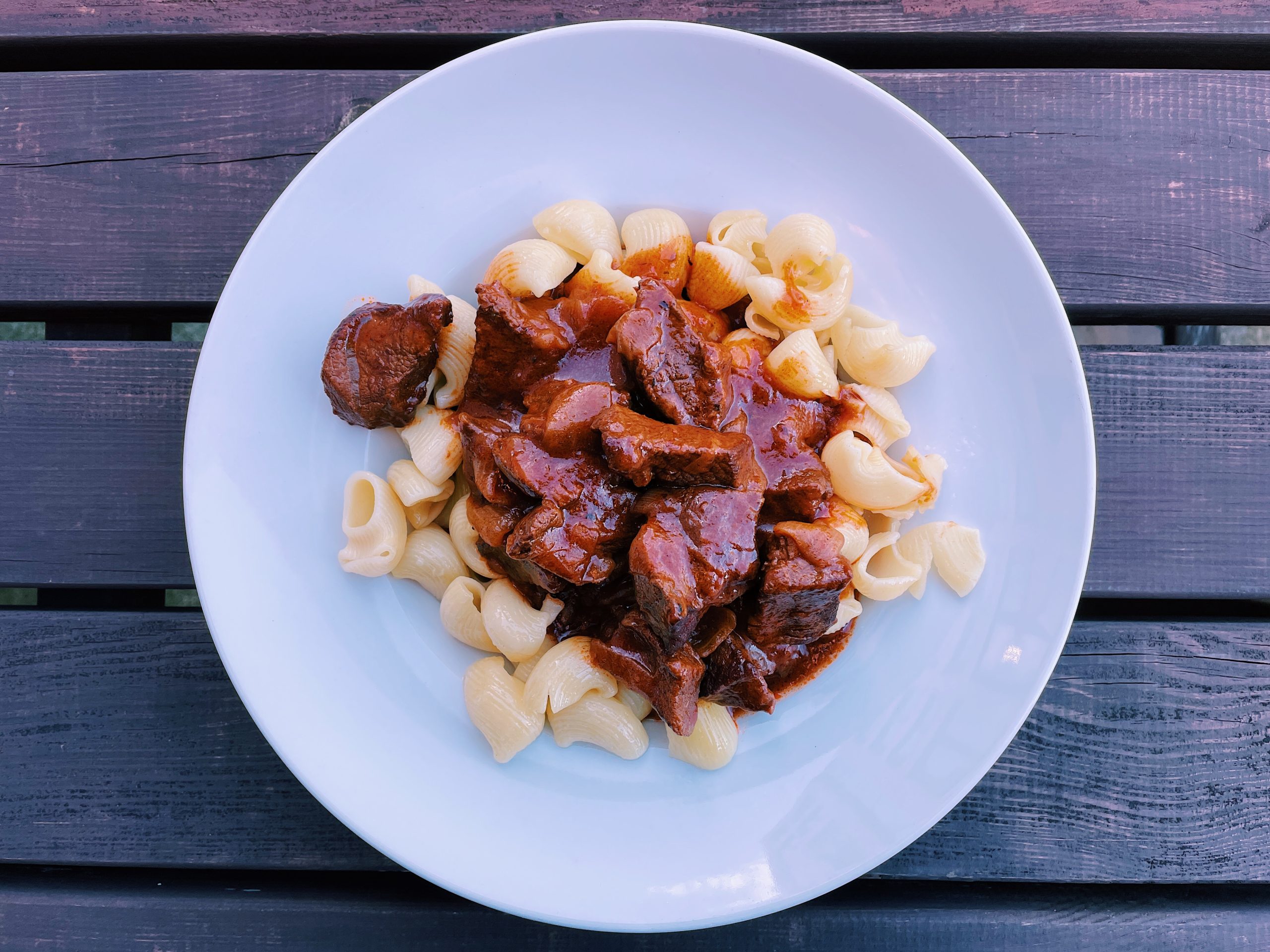 Gulasch-Nudeln